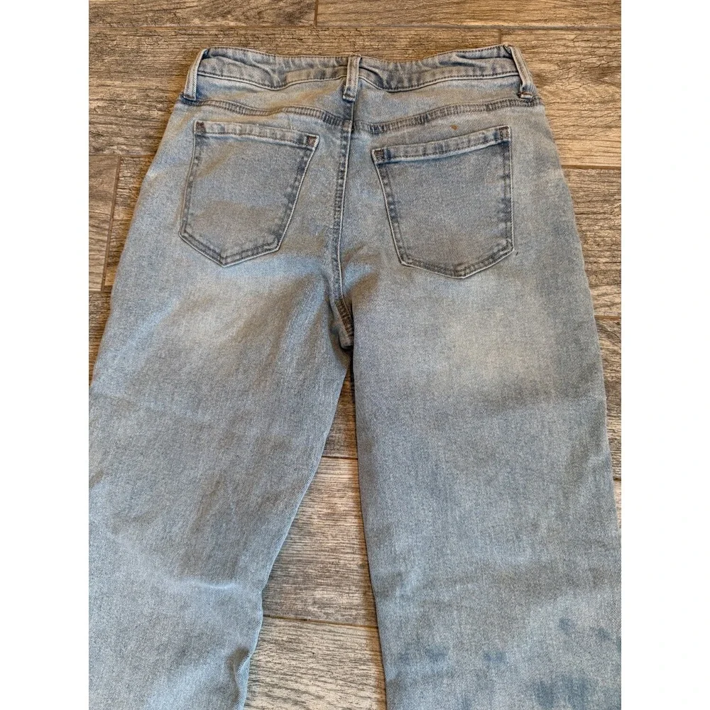 Celebrity Pink Denim Jeans 3 / 26 High Rise Wide Leg Jean Boho Hippie Flare